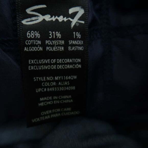 Seven7 Jeans Women's Size 4 Blue Mid-Rise Tummyless Skinny 29.5" Inseam NWT - Picture 8 of 16